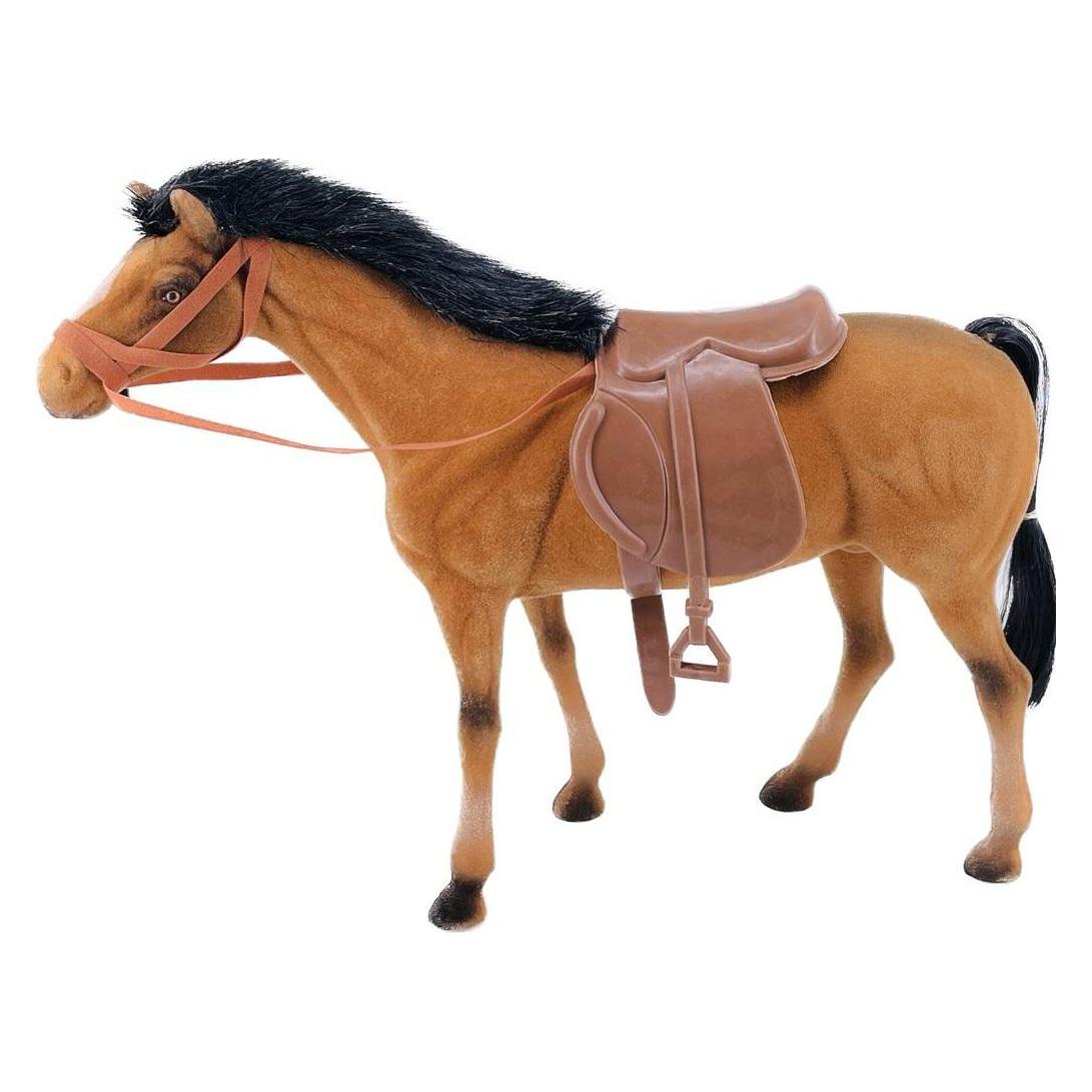 Trifox Braunes beflocktes Pferd (54610713)
