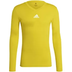 adidas Team Base langarm Funktionsshirt Herren GN7506 - team yellow XS