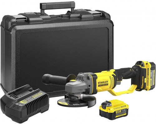 Stanley SFMCG400M2K-QW FatMax V20 Meuleuse 125mm (18V/2x4,0Ah), coffret