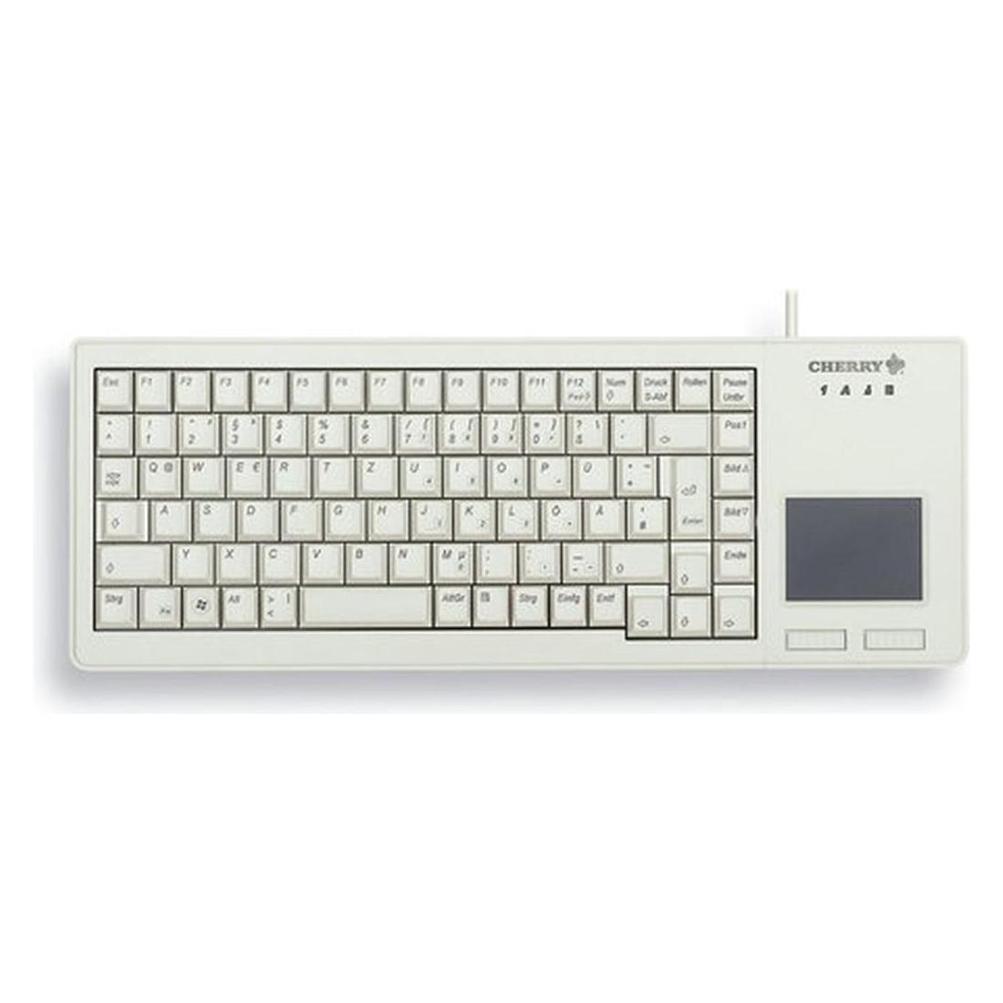 Cherry XS Touchpad Keyboard corded USB grey (DE) (DE, Kabelgebunden) (G84-5500LUMDE-0)