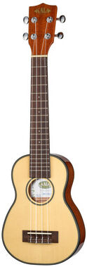 Kala KA-SSLNG Soprano Ukulele Naturel satiné