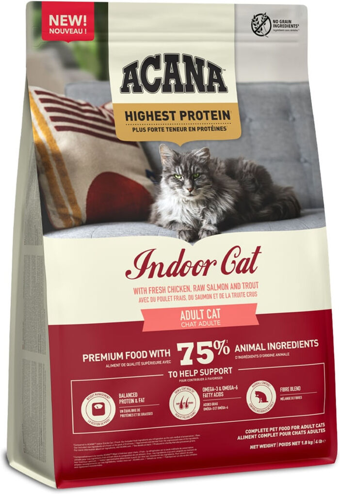Acana Highest Protein Indoor Cat 1.8KG