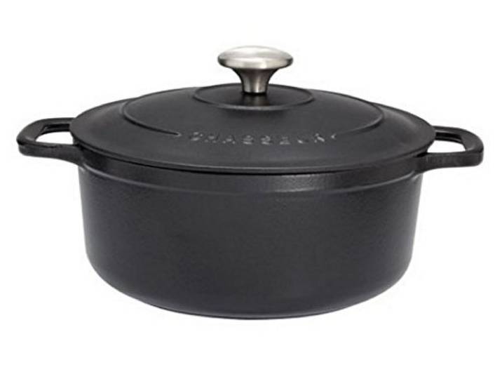 Chasseur - Gusseisen Bräter rund 26 cm - 5,2 L - Schwarz 4726