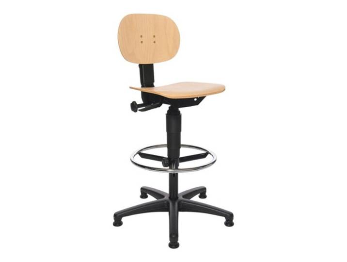 Chaise d'atelier pivotante - TOPSTAR - Tec 11 - Patins - Anneau de pied
