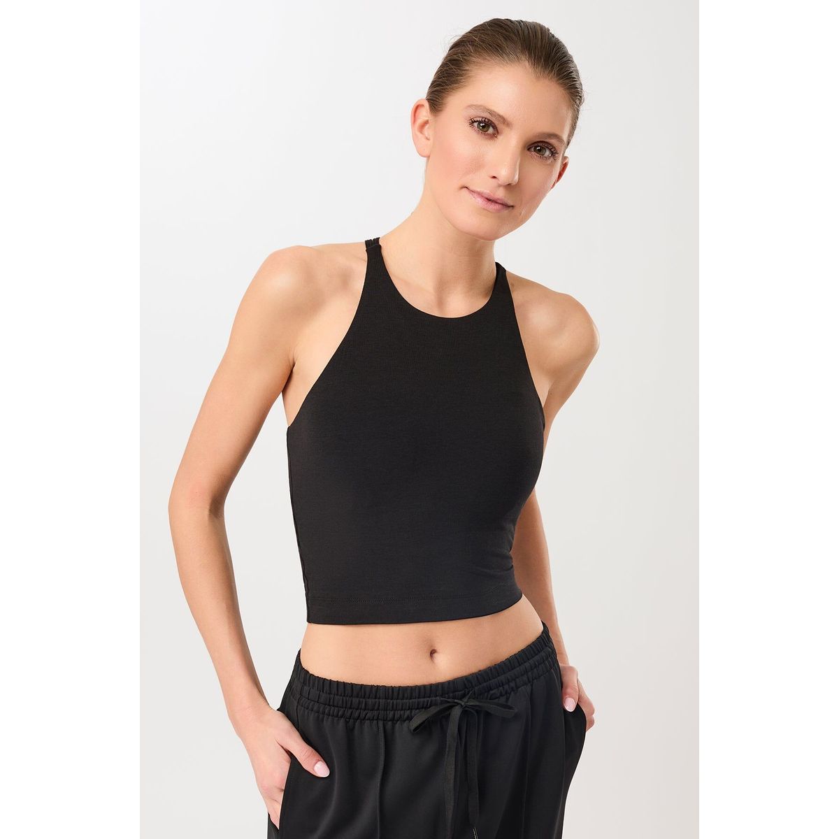 Mandala Cross Top black XL TO35JE99-Cross-Top-black-XL