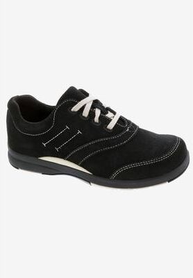 Women's Drew Columbia Flats by Drew in Black Suede (Size 7 N)
