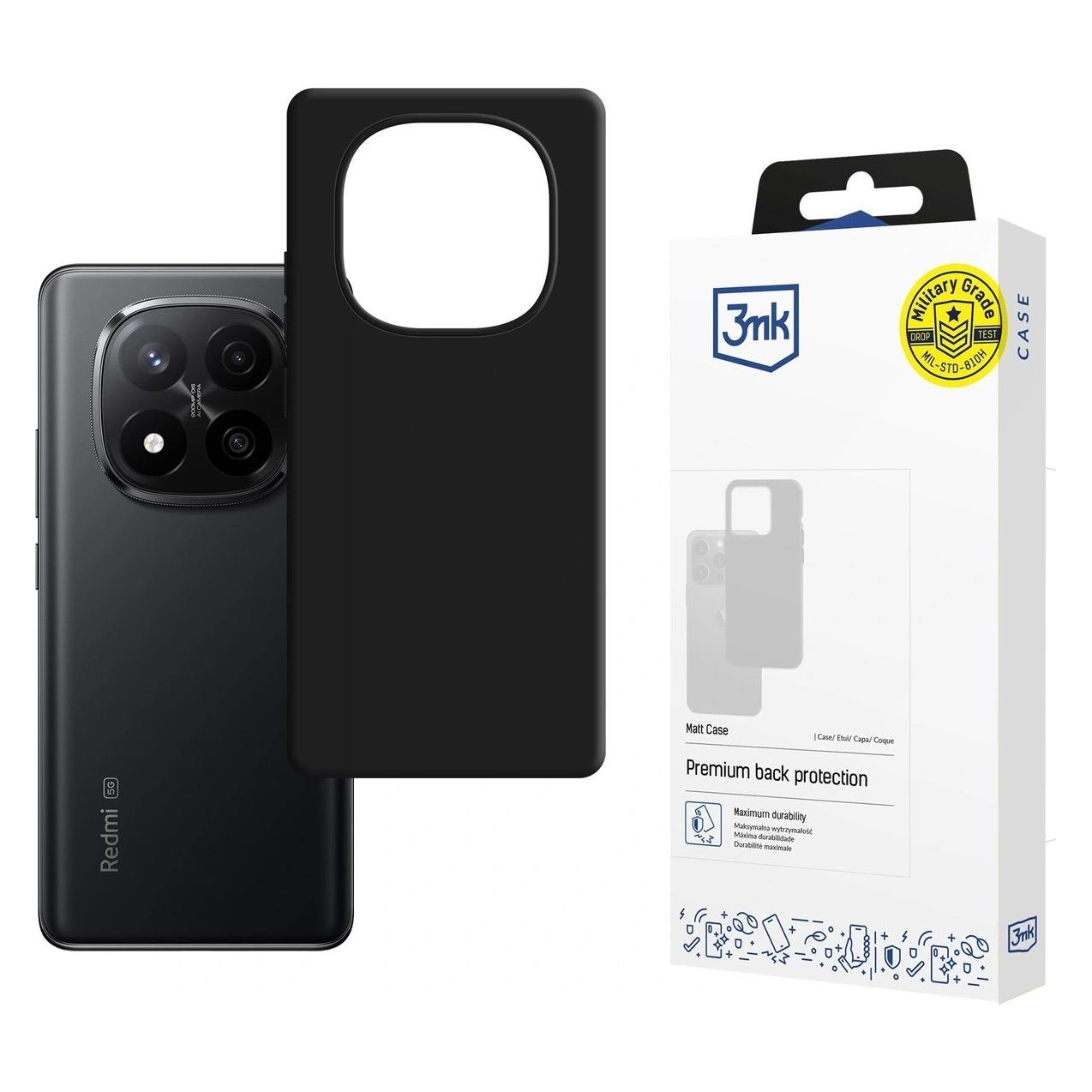 3MK ochranný kryt Matt Case pro Redmi Note 15 Pro+ 5G (5903108705486)