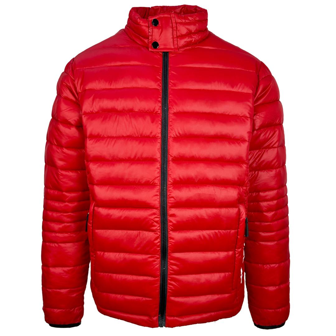 Plein Sport Schlichte gepolsterte rote Jacke