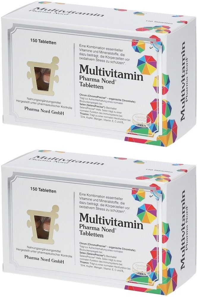 Multivitamin Pharma Nord Tabletten 2x 2x150 St
