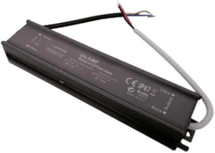 Silamp Transformateur 220V 24V IP67 100W DC 4.2A