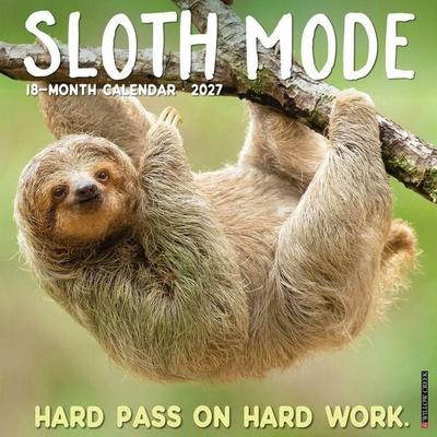 Sloth Mode 2027 12 X 12 Wall Calendar