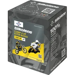 15W-50 Fuchs Silkolene Comp 4 XP Motorrad Motoröl 4 Liter