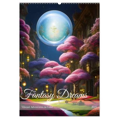 Fantasy Dreams (Wall Calendar 2027 DIN A2 portrait), CALVENDO 12 Month Wall Calendar