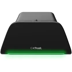 Trust Gaming GXT255 Ladedock für PS5 Controller schwarz Schnellladestation für PS5-Controller mit mehrfarbiger LED und Ladeanzeige, schwarz