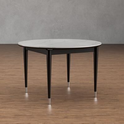 Furniture of America Kalor Modern 47-inch Sintered Stone Top Round Dining Table