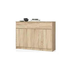 Highboard   ¦ holzfarben ¦ Maße (cm): B: 138 H: 99