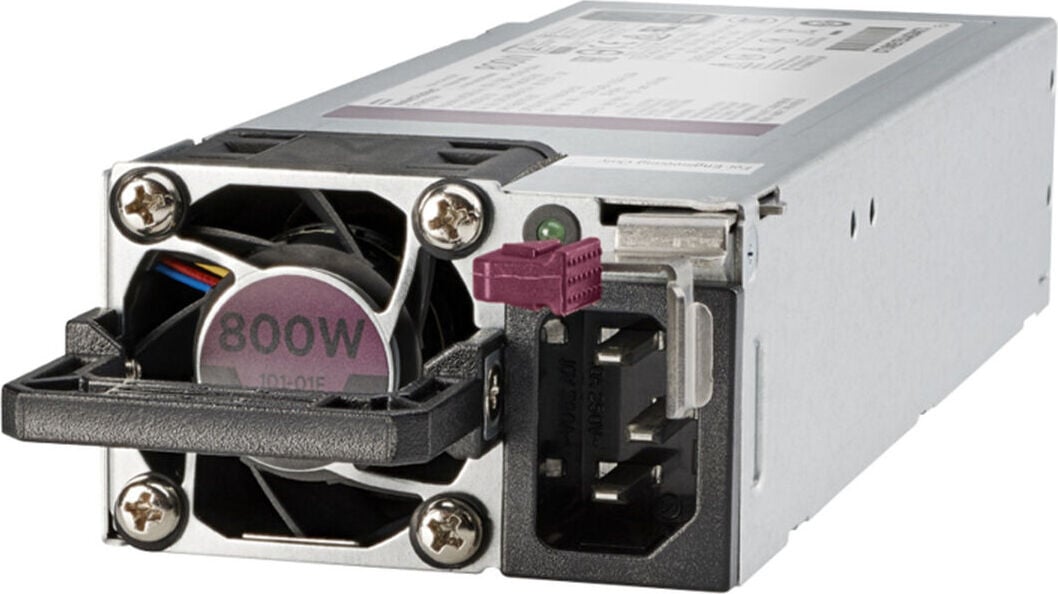 HPE 800W Flex Slot Titanium Hot Plug voeding voor servers, 200-240V, 96% efficiëntie, 80 PLUS Platinum
