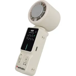 Verbatim 32348 Handzerstäuber/Ventilator Weiß, Silber Handventilator