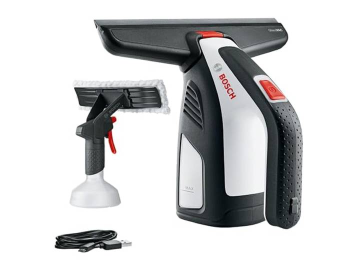 Bosch Home and Garden Home and GardenAkku Fenstersauger GlassVAC Solo Plus (2,0 Ah, 3,6 Volt, im Karton), 0.600.8B7.200, Schwarz/Weiß
