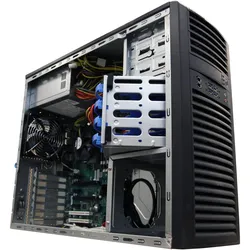 Supermicro Server Geh Super Micro MT (ATX, E-ATX, mATX), PC Gehäuse, Schwarz