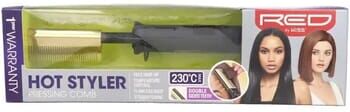 Kiss Hot Styler Double Side Teeth Comb Pente Alisador