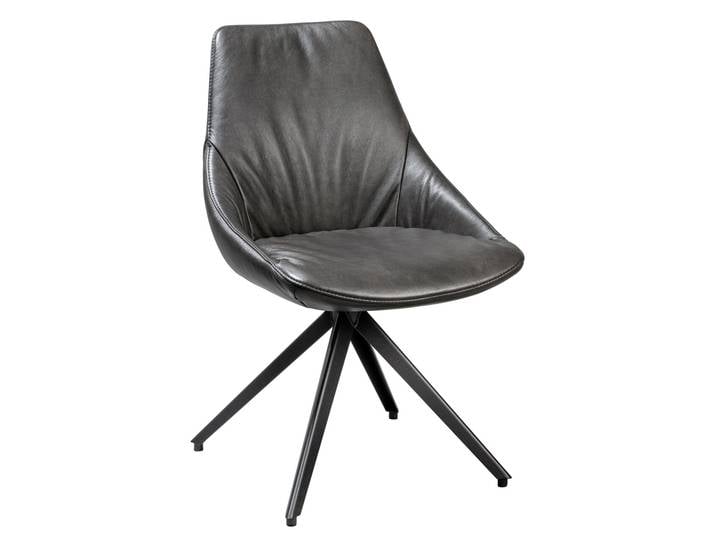 Plantagie Stuhl MAPLE, braun, Leder