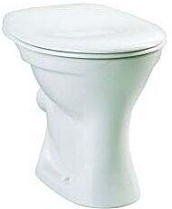 Premium VitrA Normus Stand-Flachspül-WC 6888L003-1030 weiß, Abgang außen waagerecht, Tiefe 460 mm
