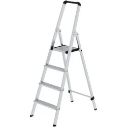 PROREGAL ML Stufen-Stehleiter einseitig begehbar 4 Stufen