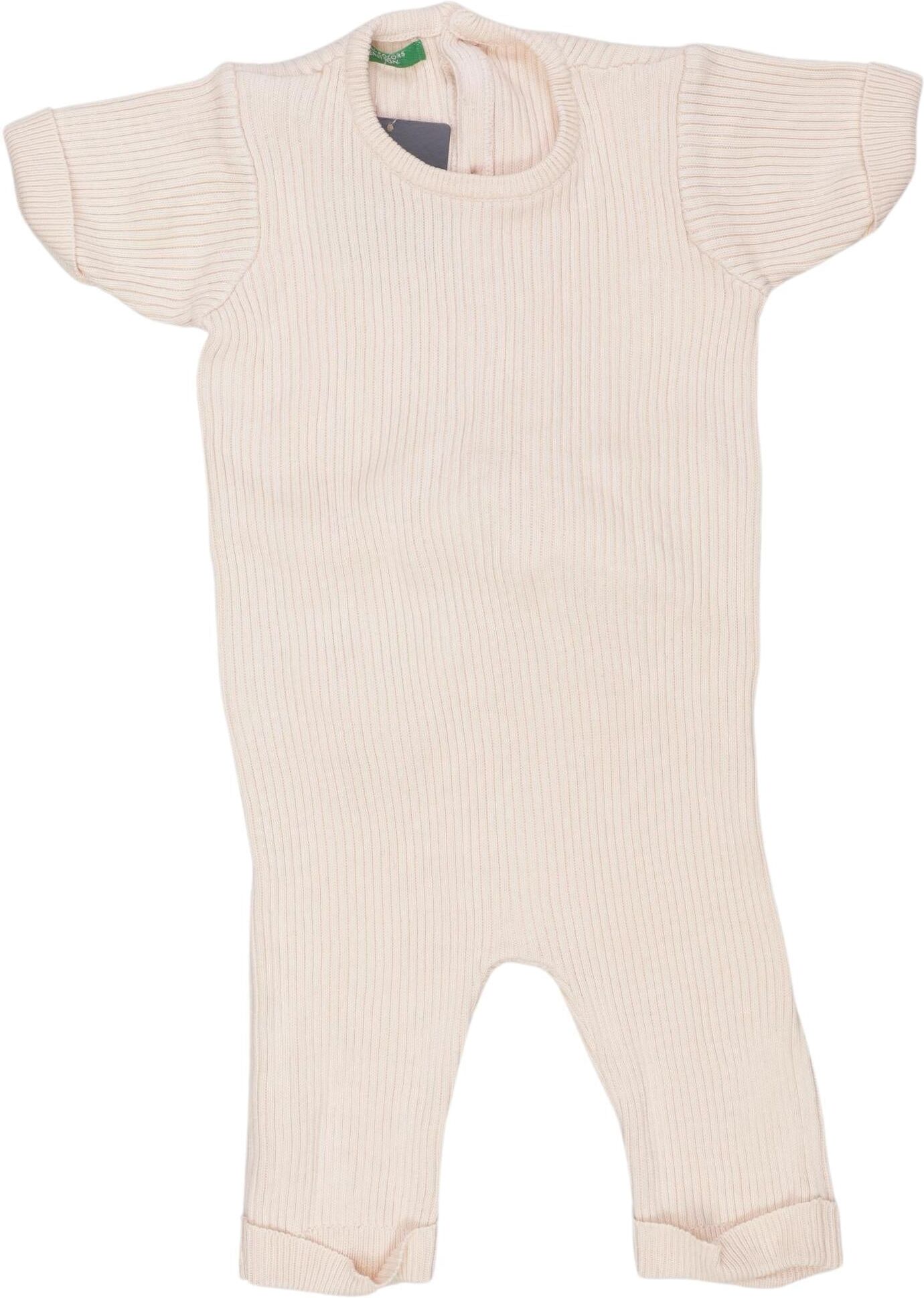United Colors OF Benetton Mädchen Strampler, Beige, Gr. EU 74, kein / Etikett - Second Hand