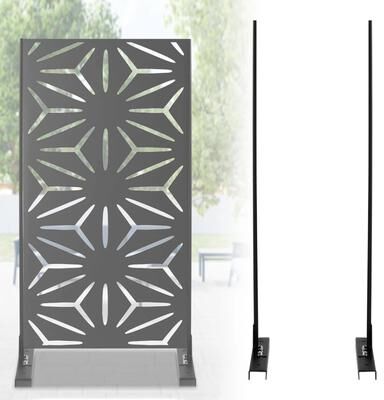 All Categories Goods Outdoor Privacy Screen Stand, Metal Decorative Patio Fence For Yard Protection Outdoor Privacy Screen Stand, Metal Decorative Patio Fence For Yard Protection