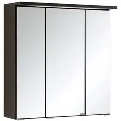 Held-Möbel Spiegelschrank Bologna Dekor Grau Graphit 60 cm