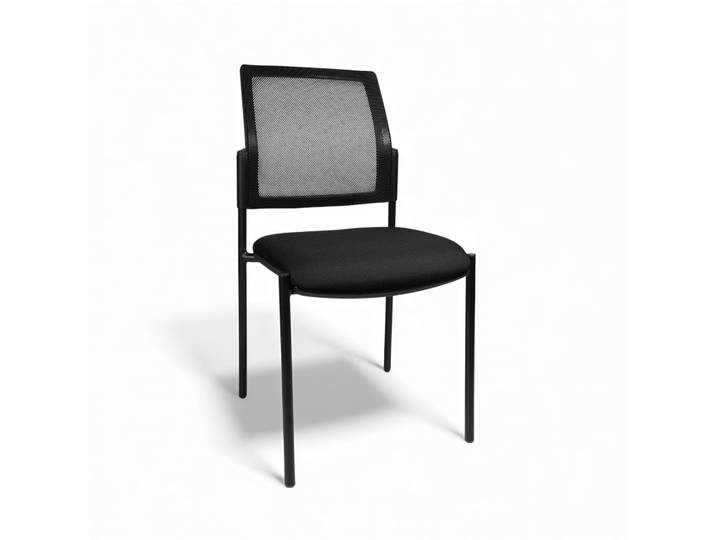 Konferenzstuhl Topstar B to B 10 Netz Schwarz/Schwarz, Neu – Perfekt für Büro und Empfang