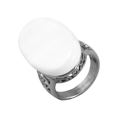 Fingerring AKZENT "Wanja, langlebig" Gr. 60, silber (silberfarbig), Fingerringe, Damen, 60, Edelstahl, Fingerring