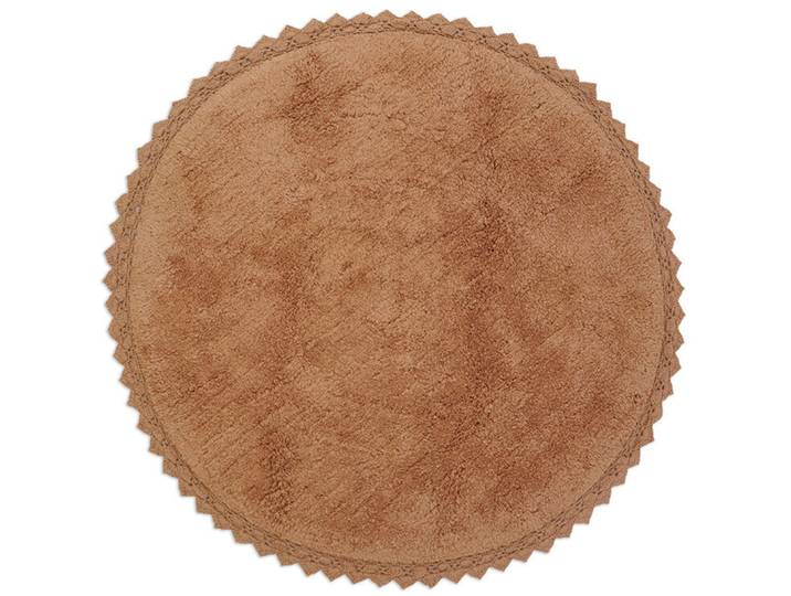 Teppich Emmi Toffee Einfarbig Baumwolle 110 x 110 cm