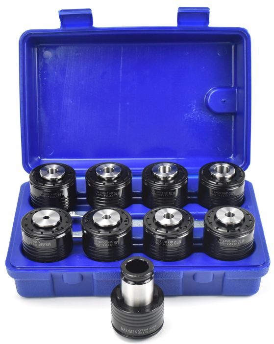 HBM set di pinze per bracci maschiatori elettrici M6 - M24 e M6 - M36