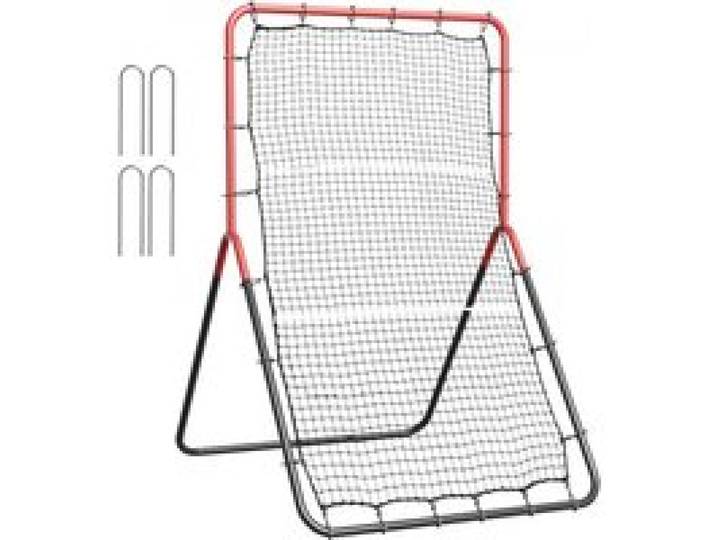 VEVOR Filet de rebond pour baseball et softball, 914 x 1372 mm, filet de lancement de baseball à 3 voies, entraîneur de rebondissement de lanceur de baseball, pour la pratique du terrain et du lancer