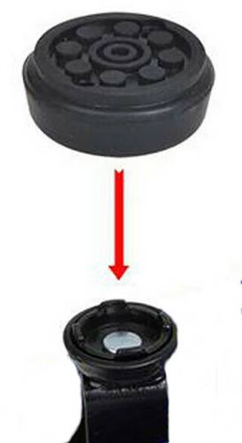 IWH 39mm 2to Gummi-Auflage