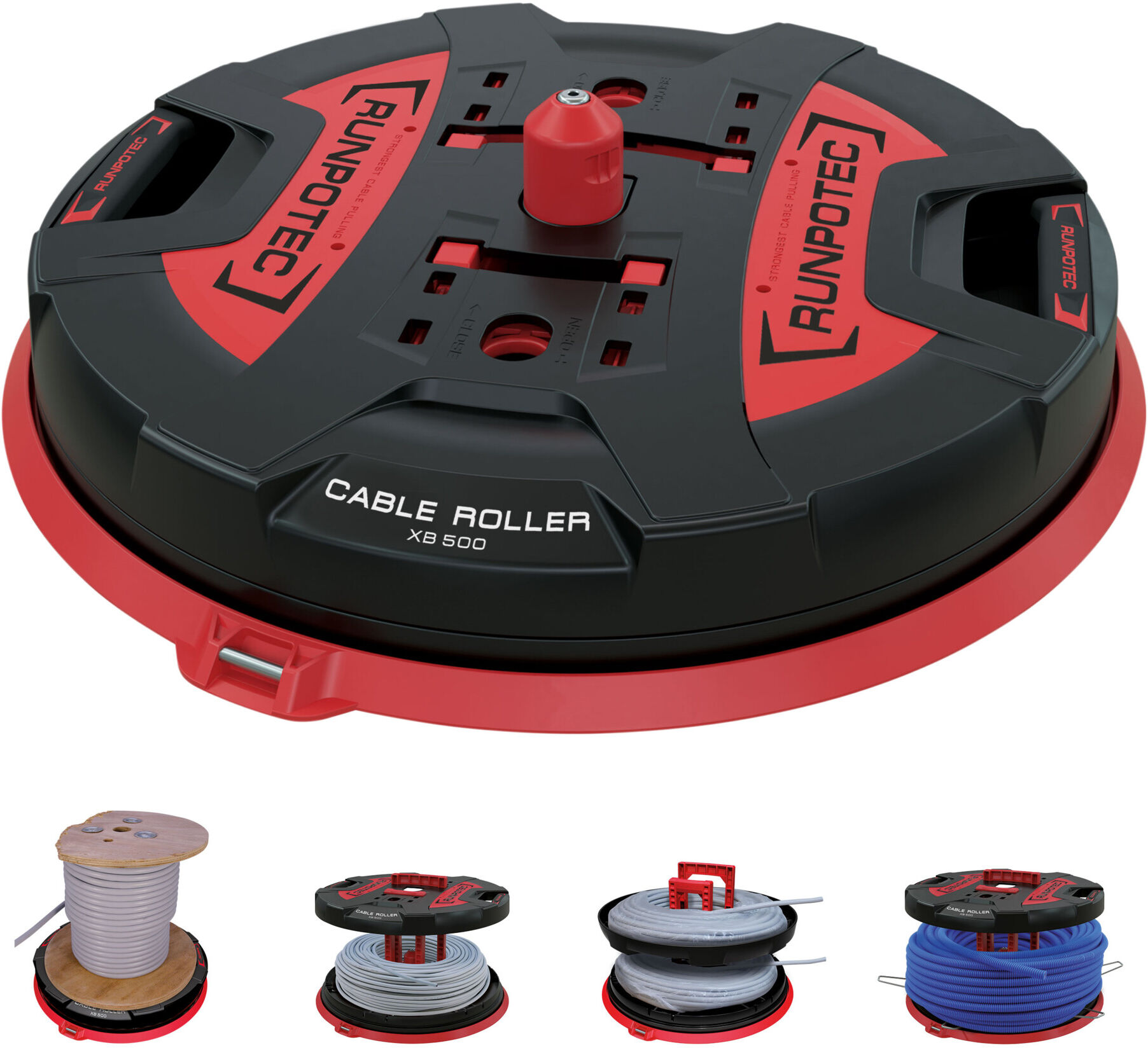 Runpotec XB 500 10136 X BOARD Profi Kabelabroller, 10136)