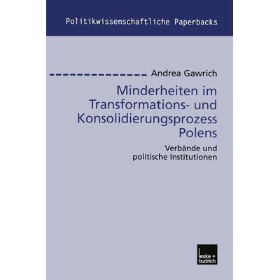 Minderheiten im Transformations- und Konsolidierungsprozess Polens, Taschenbuch von Andrea Gawrich, VS Verlag für Sozialwissenschaften,