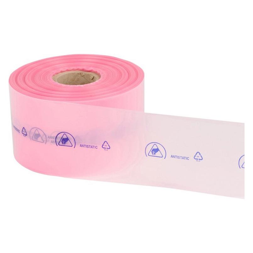 Safeguard ESD-Schlauchfolie, rosa, permanent ableitend, 9μm, 300 mm, 250 m Rolle (SG-SF-ROSA-ABL-0,09-250X300)
