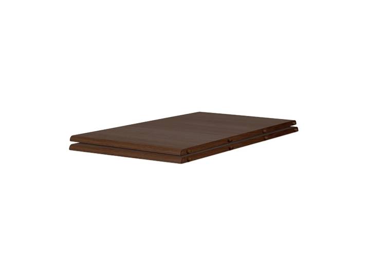 Warm Nordic Extension de table Evermore noyer huilé, l160, 2 unités