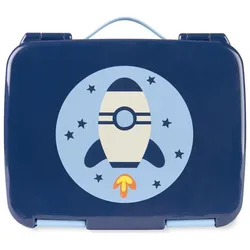 Skiphop Spark Style Bento Box Rakete, Lunchbox, Blau