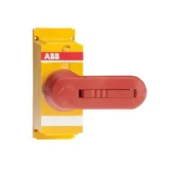 ABB OSVY400DK Direktgriff rot-gelb 95 mm inklusiv Welle und Abdeckung Beschriftung Test-0 OFF-1 ON 1SCA022779R5590