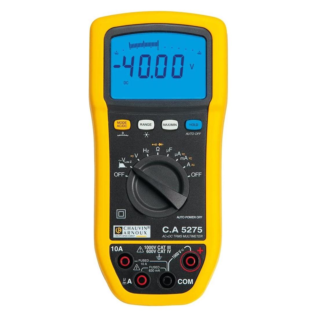 Chauvin Arnoux Hand-Multimeter digital C.A 52 (CAT III 1000V, CAT IV 600V, Hand-Multimeter) (P01196775)