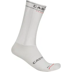 Castelli Fast Feet 4 Sock Aerodynamische Radsocken - white - XXL