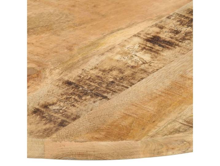 vidaXL Tischplatte, Massivholz Mango Rund 25-27 mm 70 cm