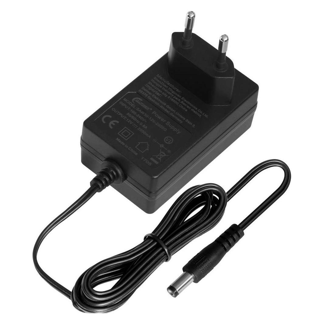 Dehner Elektronik Steckernetzteil, Festspannung 27728 12 V 2 A 24 W (27728)