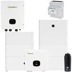 Growatt Set MOD 4KTL3-XH2 BP 4kW Hybrid-Wechselrichter + 30kWh APX Speicher + Backup Box