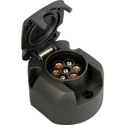 IWH 010207 Anhänger-Steckdose [Steckdose 7polig - Stecker 7polig] Kunststoff