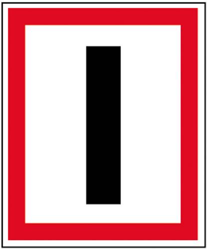 SafetyMarking 11.2698 Hinweisschild Brandmauer Aluminium (B x H) 200mm x 250mm 1St.